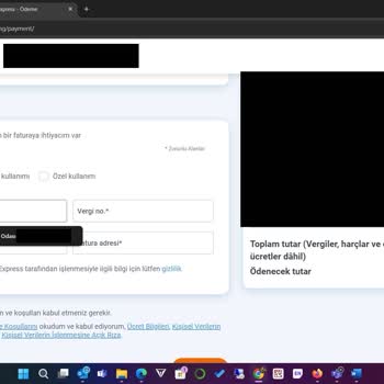 Sunexpress Kurumsal Fatura Sistem Hatası