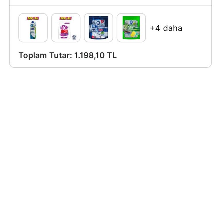 Migros Sanal Market Eksik Teslimat