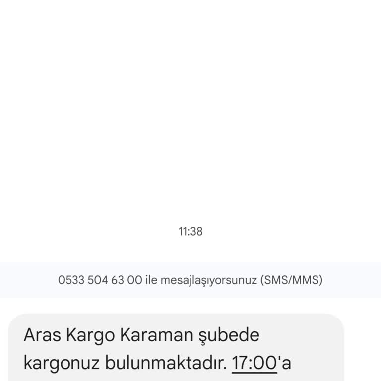 Aras Kargo Karaman Şubesi Dağıtım Sorunları