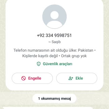 WhatsApp Finansal Hesap Bilgilendirilmesi