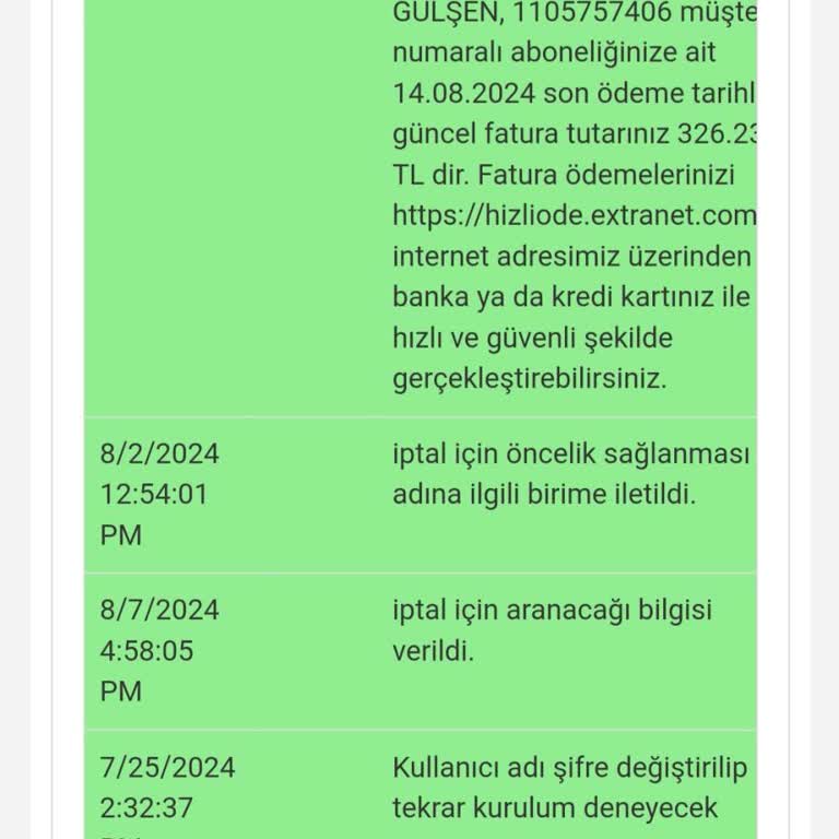 Extranet Aboneliğimi İptal Etmiyor