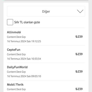 Vodafone İzinsiz Abonelik Ve Haksız Ücretlendirme Sorunu
