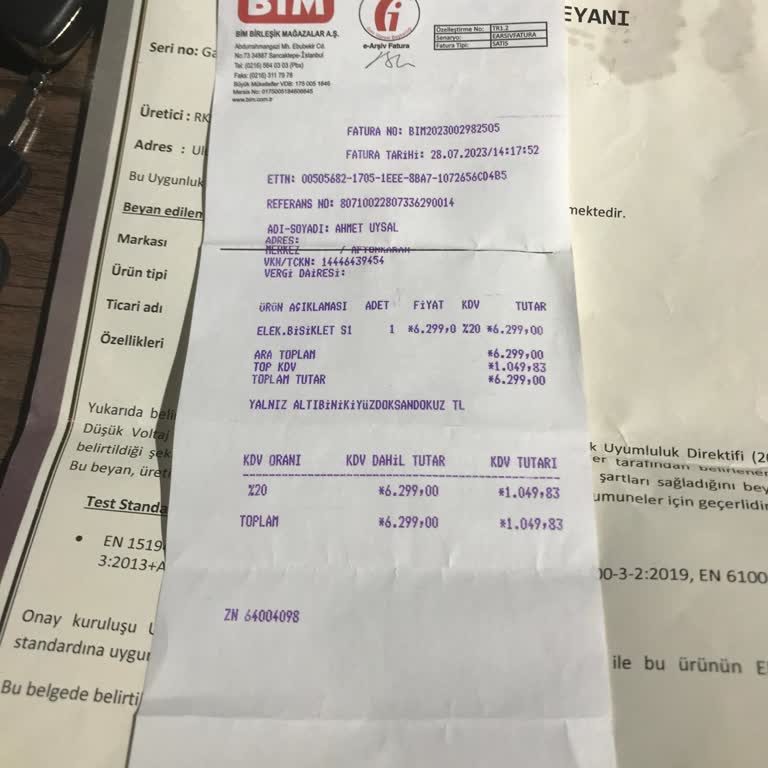 BİM Kuba S15 Elektrikli Bisiklet