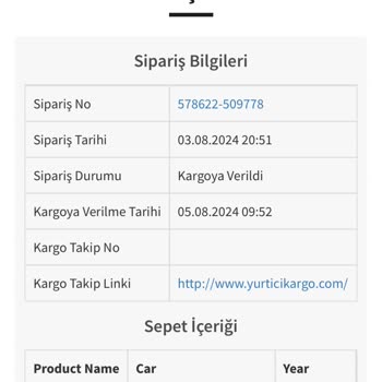 Color N Drive Colour N Drive Sipariş Takip