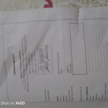 Uğur Soğutma Derin Dondurucu Kusurlu Geldi