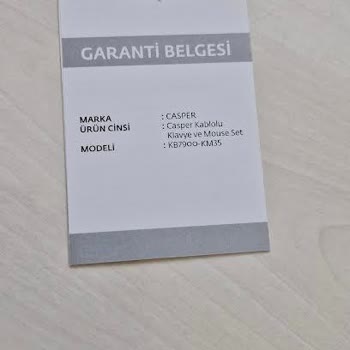 Casper Nirvana Casper Kalitesiz Ürünler Satıyor