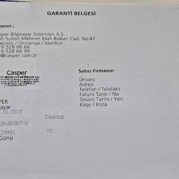 Casper Nirvana Casper Kalitesiz Ürünler Satıyor