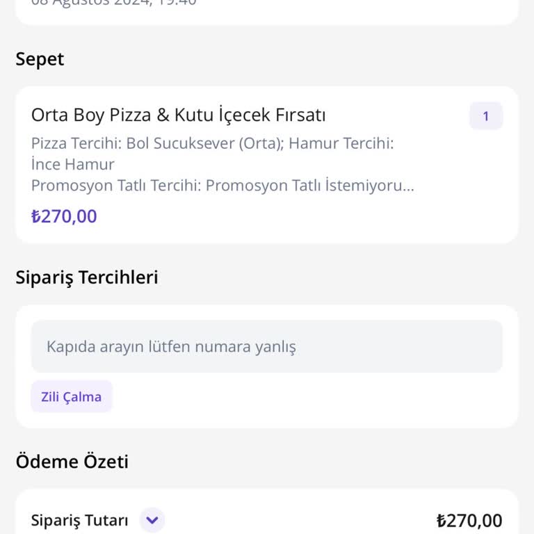 GetirYemek Sipariş Teslimatında Yaşanan Büyük Gecikme Ve İletişim Sorunları