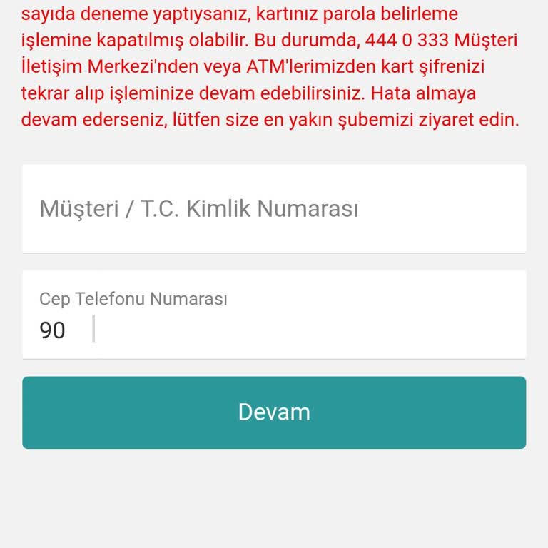 Garanti Bankası İnternet Bankacılığı Blokesi