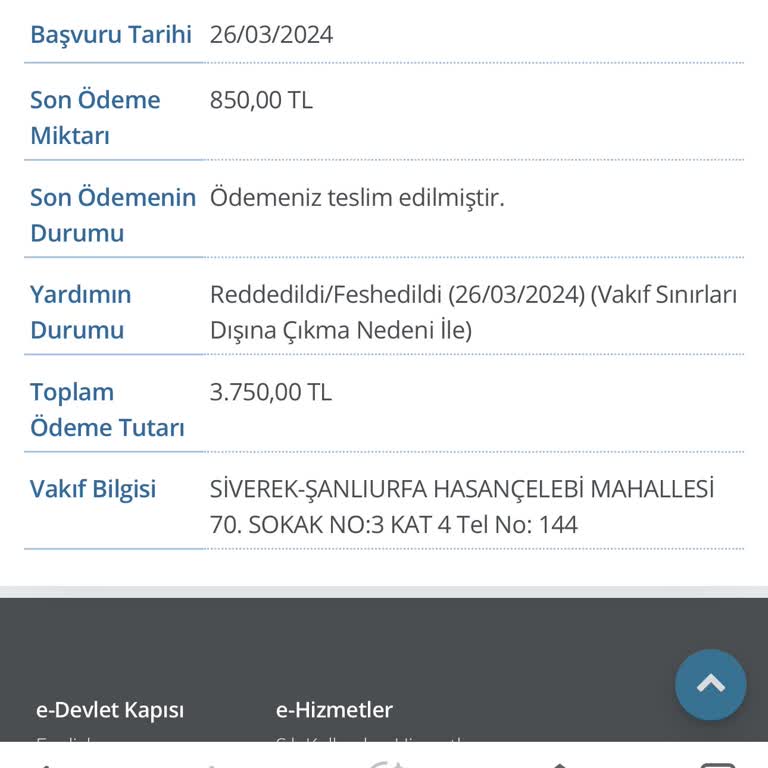 Siverek Sosyal Yardımlaşma Ve Dayanışma Vakfı Siverek Vakıf Sebepsiz Yere Aylığı İptal Etti