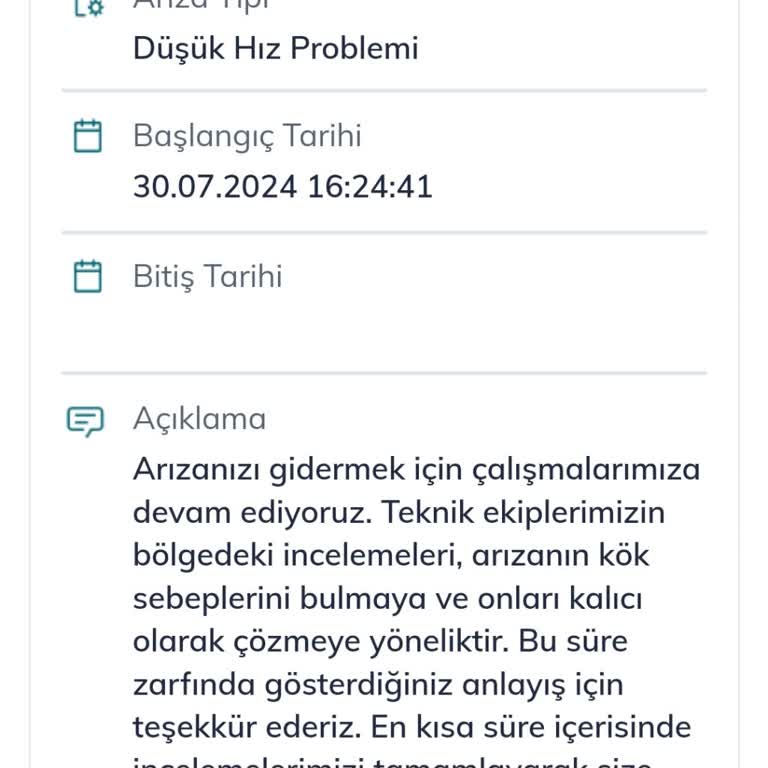 Türk Telekom Arıza Cüzümü Sıfır