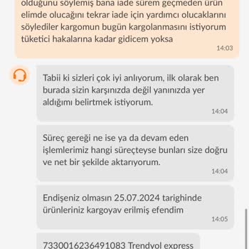 Trendyol'da Yaşanan İade Süreci Sorunu