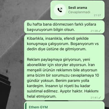 Ethem Coach Adlı Antrenörden Şikayetçiyim