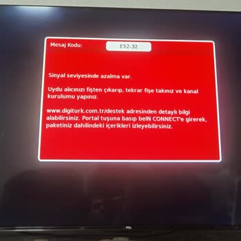 Digiturk Spor Kanallarında Zayıf Sinyal Sorunu
