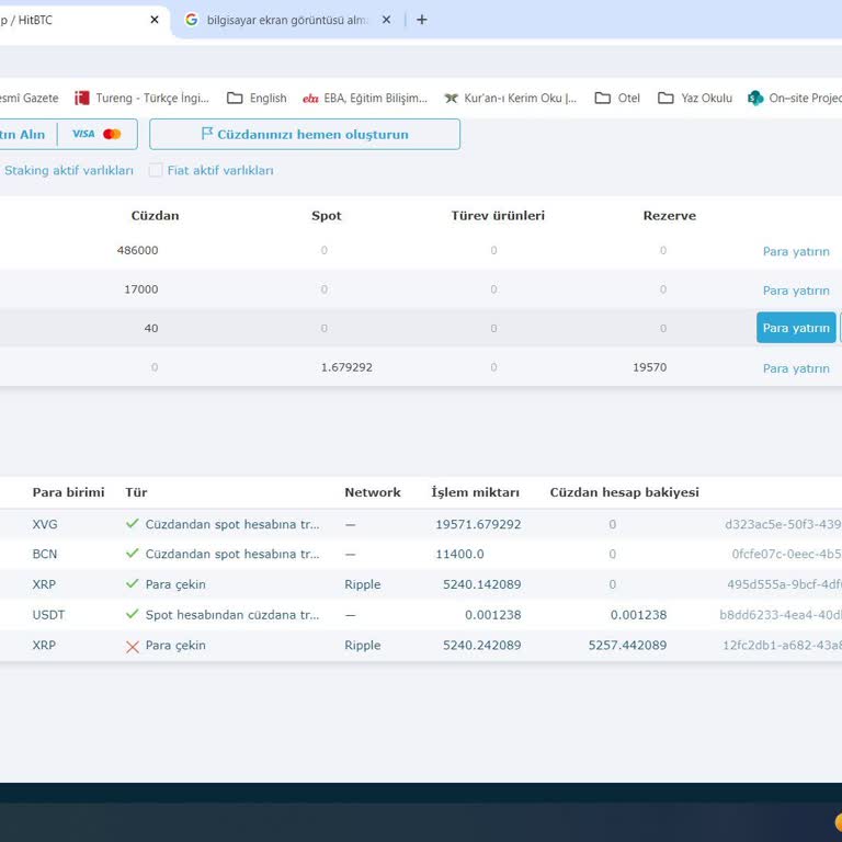 Paribu Transfer Ettiğim Coinleri Hesaba Yansıtmıyor.