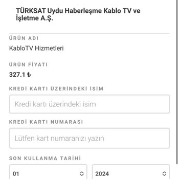Kablo Net Kablo TÜRKSAT Mobil Para Aklayıcı