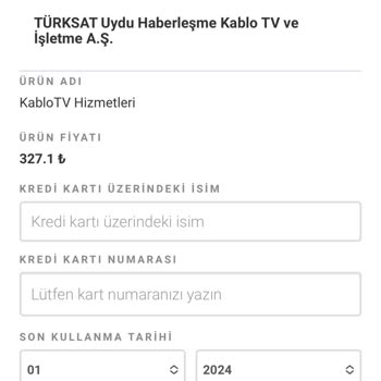 Kablo Net Kablo TÜRKSAT Mobil Para Aklayıcı