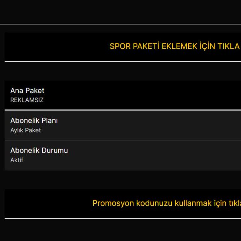 Exxen Abone İptal Butonu Gözükmüyor