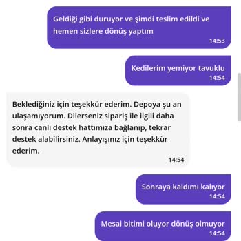 Getir Büyük Tarafından Mağduriyetim