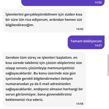 Getir Büyük Tarafından Mağduriyetim