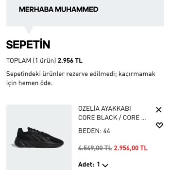 Adidas Online Mağaza Ödeme Sorunu Ve Müşteri Hizmetleri Yetersizliği
