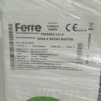 Ferre Servisi Fırınımı Gelip Kurmuyor!
