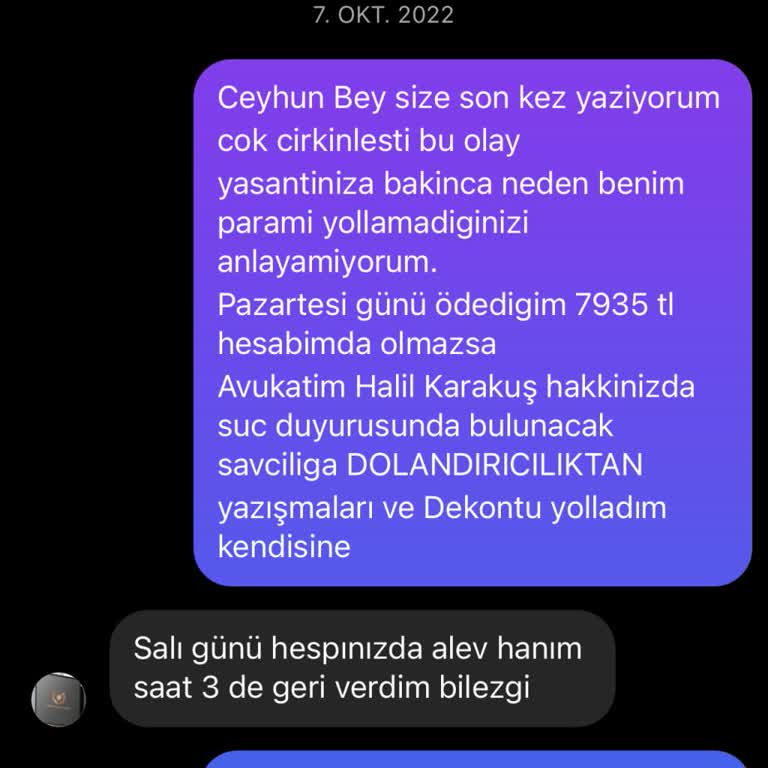 Sevgi Mücevherat (Bakırköy) İnternet Üzerinden Aldığım Bilezik Teslim Edilmedi