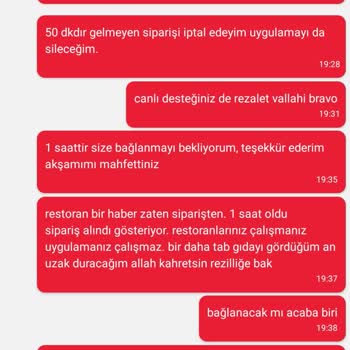 Tıkla Gelsin Müşteri Hizmetlerine Bağlanamamak Ve Sipariş Gelmemesi
