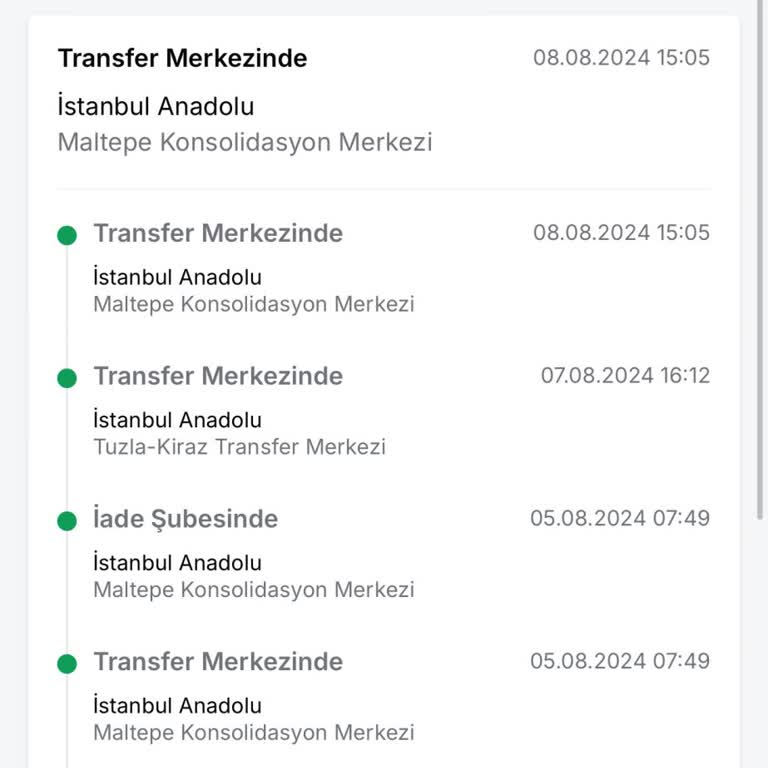 Trendyol Express Kargom İstanbul'da Geziyor.