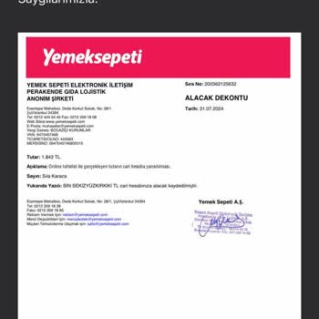 Yemek Sepeti Üyeliğinde Sürekli Para Uyuşmazlığı