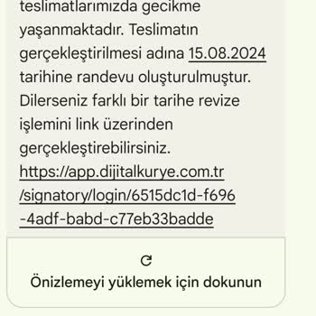 Dijital Kurye Gecikmesi Sebebiyle Türk Telekom'a Geçemedim