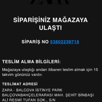 Zara Online Siparişimin Asla Teslim Edilemiyor Günlerdir Kayıp