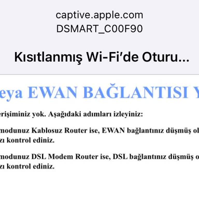D-Smart 5 Gündür İnternetsizim