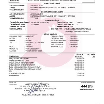 Bereket Sigorta Sigorta İade Ücreti