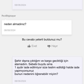 N11.com'da İade Sürecinde Yaşanan Sorun Ve Mağduriyet