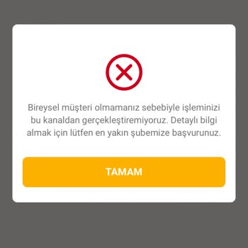 VakıfBank Mobil Bankacılık Kredi Başvurusu Yapamıyorum