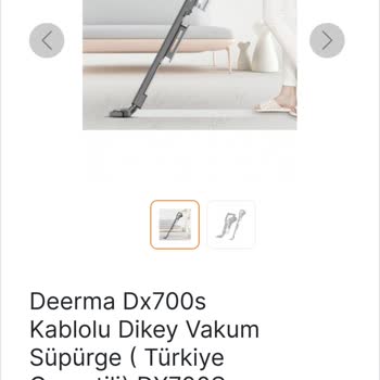 Deerma Süpürge Aldım, Çöp Oldu