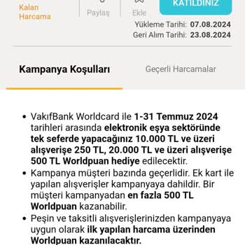 VakıfBank Kampanya Bilgileri Açık Ve Net Değil