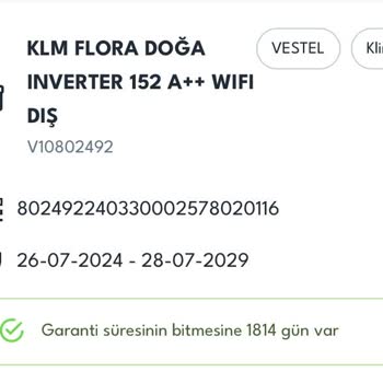 Vestel Flora Doğa 152 Yüksek Sesli Çalışıyor