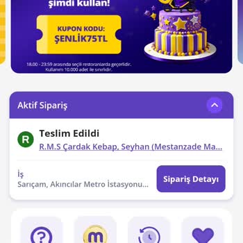 Getir Yemek Siparişi Teslim Edilmedi Ve İade Sorunu