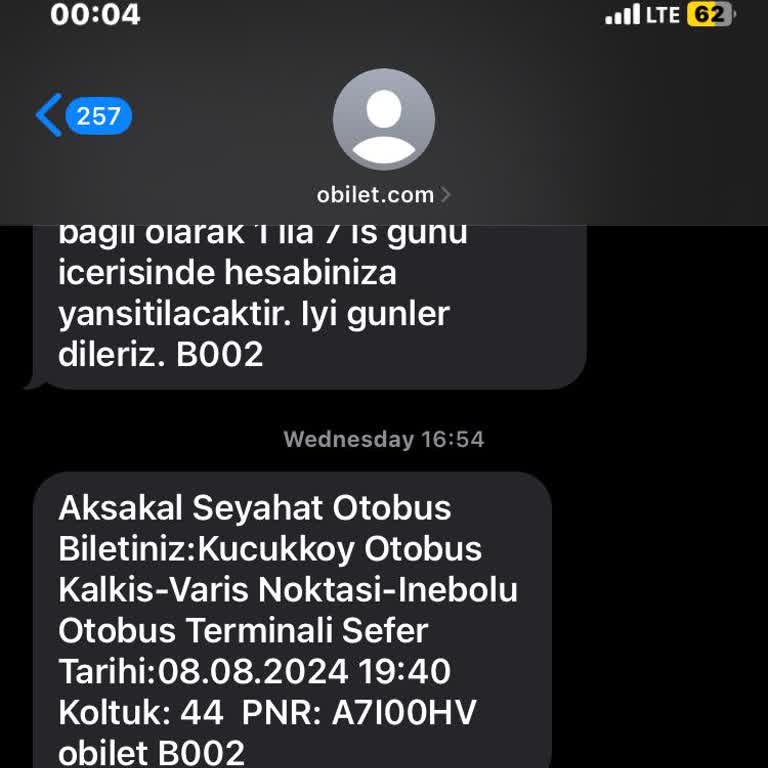 Aksakal Seyahat Otobüs Yolculuğunda Koltuk Rezervasyonu Sorunu Ve Kötü Muamele