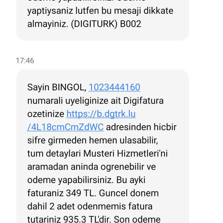 Digiturk Onaysız Üyelik Ve Haksız Borç Talebi