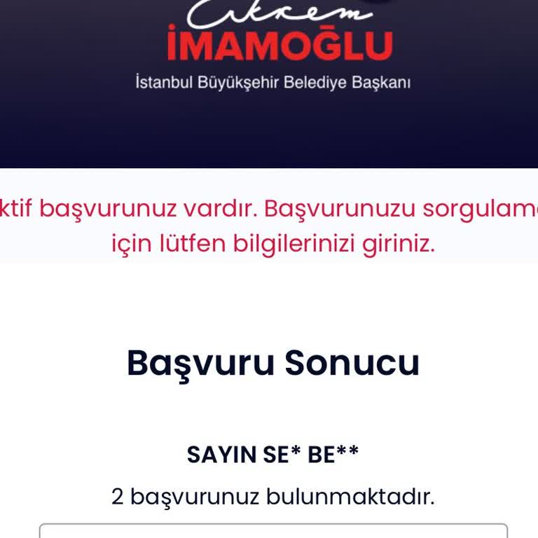 İBB Sedep- Evlilik Desteği ( Onaylandı Fakat Geri Dönüş Yapılmadı)