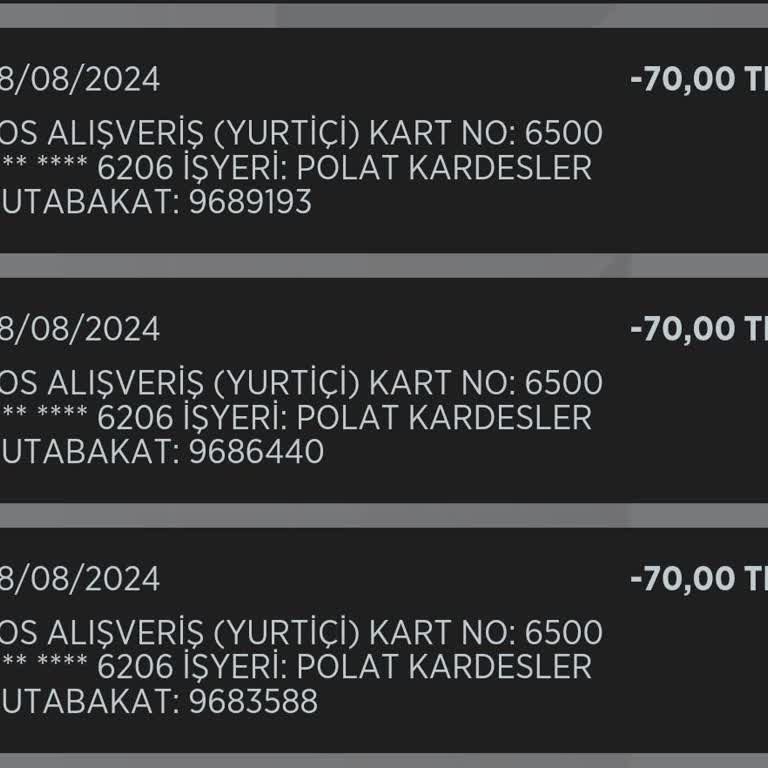 Ziraat Bankası İle Onaylanmayan İşlemlerde Hesaptan Para Çekildi