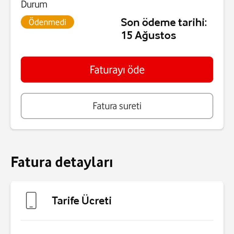 Vodafone'dan Haksız Fatura Artışı Ve Ek Ücretler