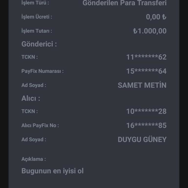 PayFix Yanlış Para Transferim!