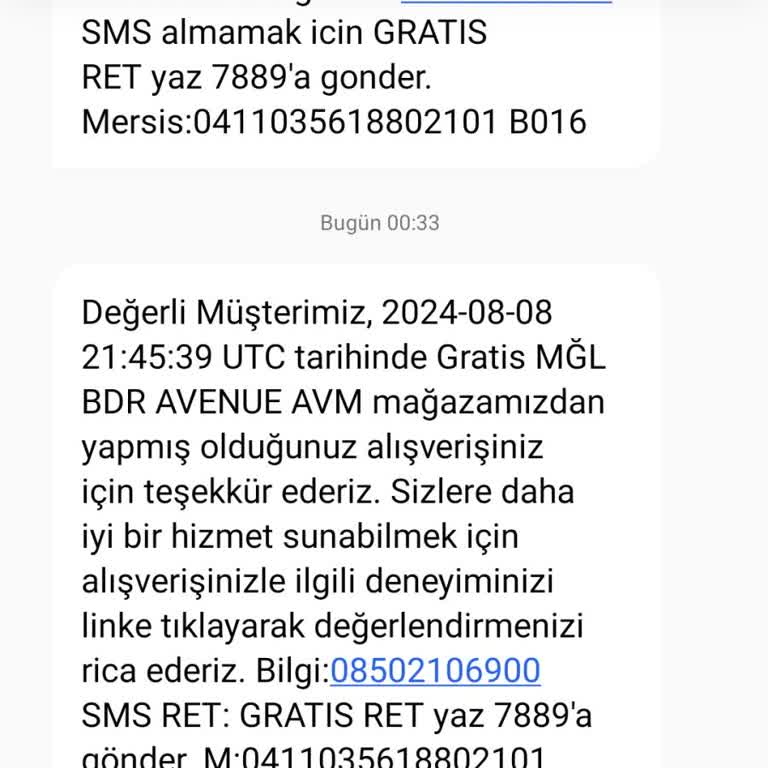 Gratis Kartım Başkası Tarafından Kullanılıyor