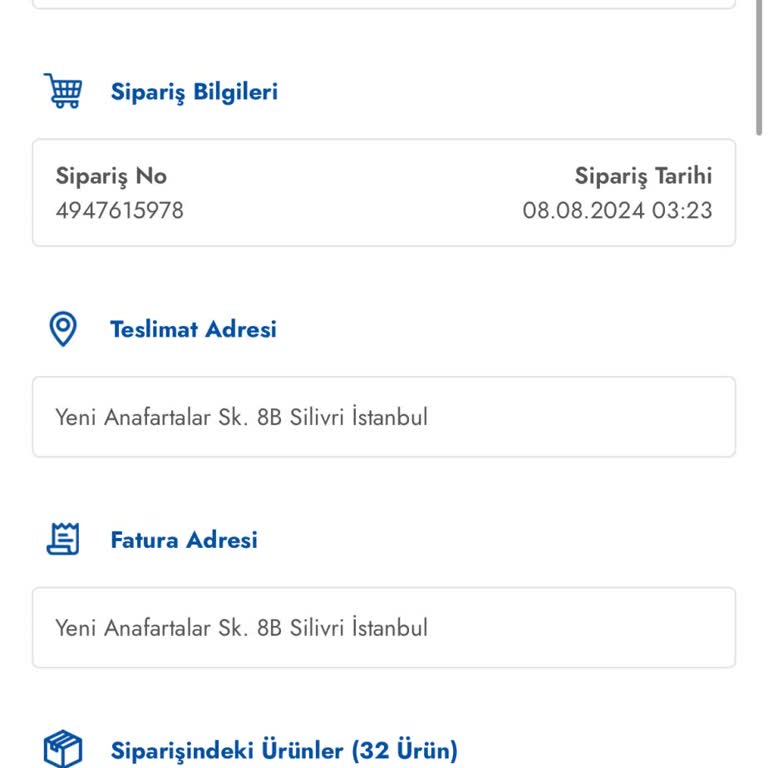 Şok Market Eksik Ürünlü Teslimat