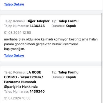 Pazarama Hak Edişimi Yatırmıyor