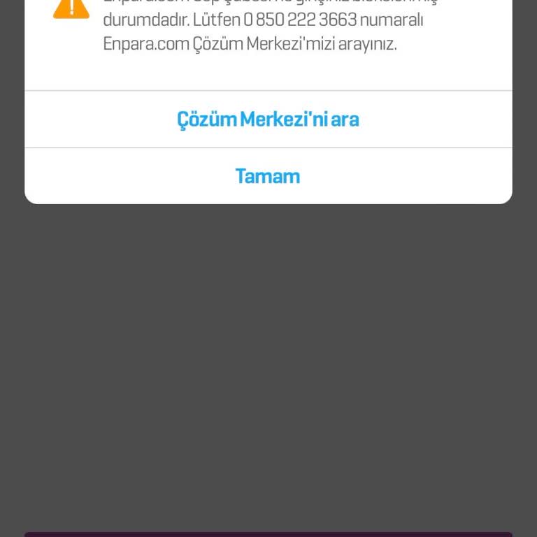 Enpara Hesabım Bloke Edildi Nedenini Öğrenmek İstiyorum